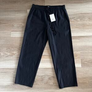 Theory | NWT Elastic Waist Linen Blend Pants size L